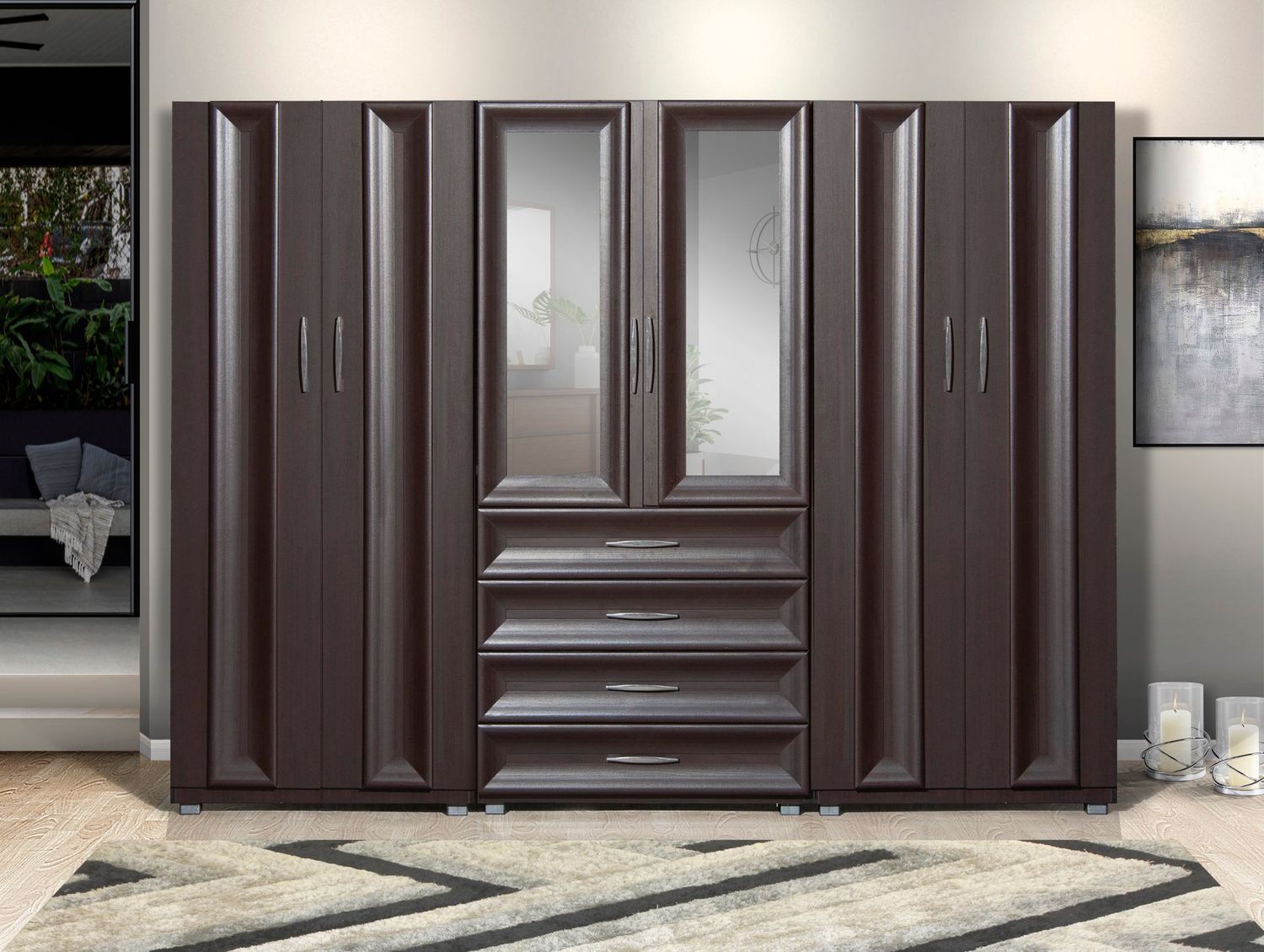 Allison 3 Piece Multiwardrobe
