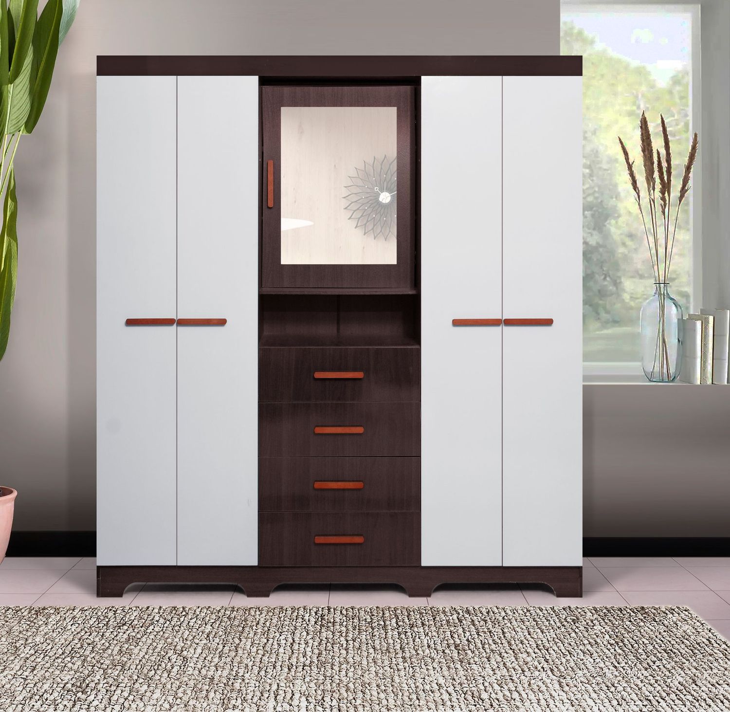 AK 9696 6 Door Wardrobe