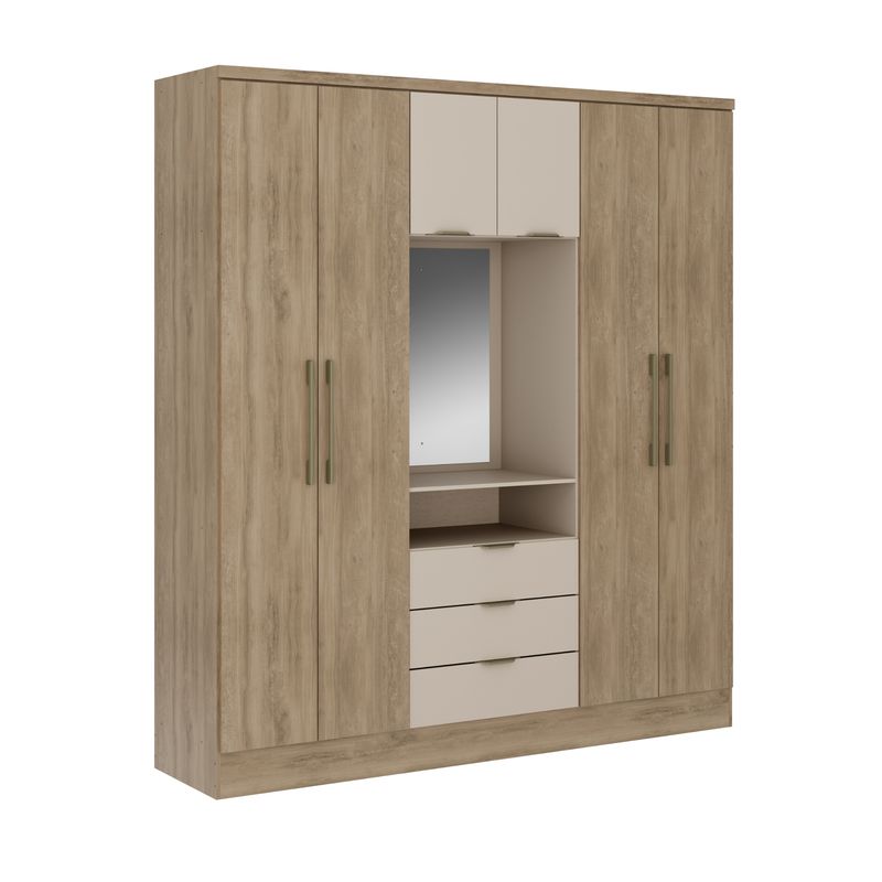 1152 6door Wardrobe noce off white