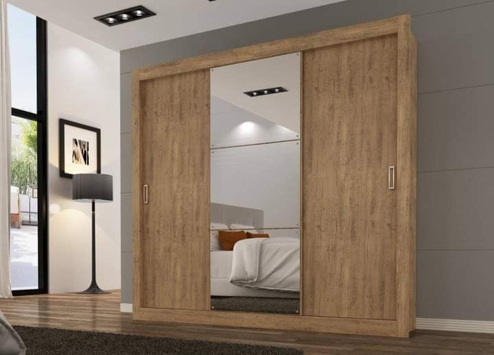 1144 Wardrobe 3 door sliding