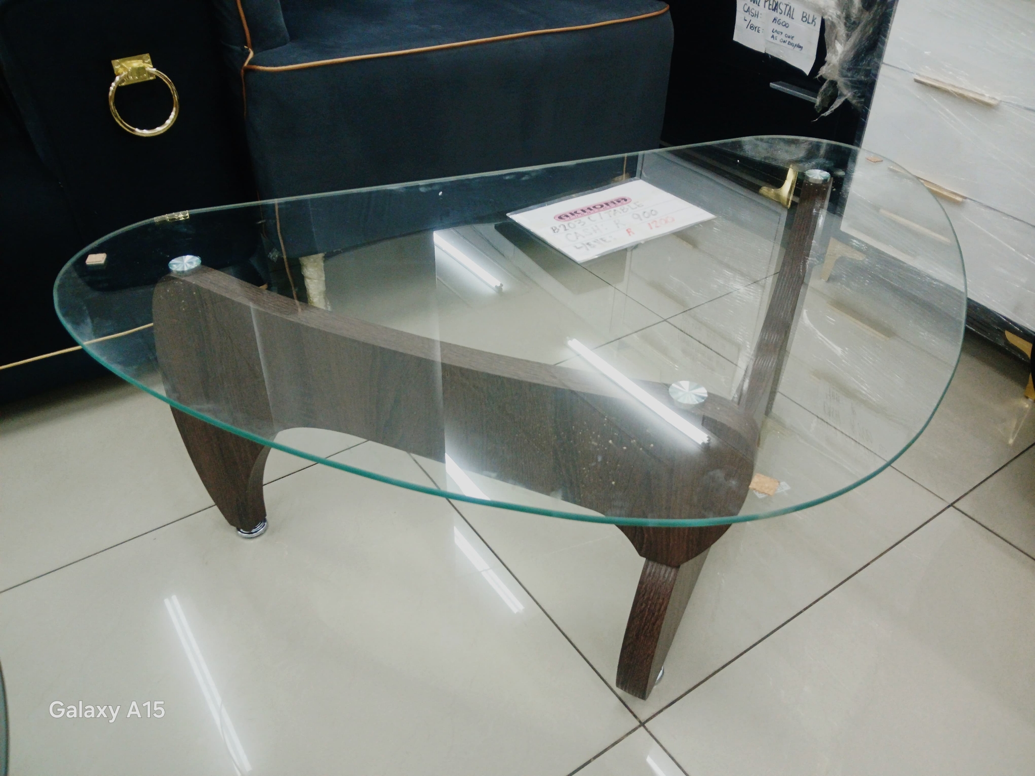 B203 Coffee table glass top (self assembly)