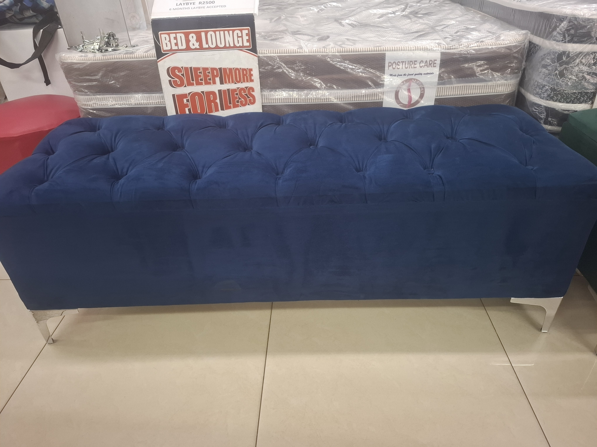 Crystal Ottoman (no storage)