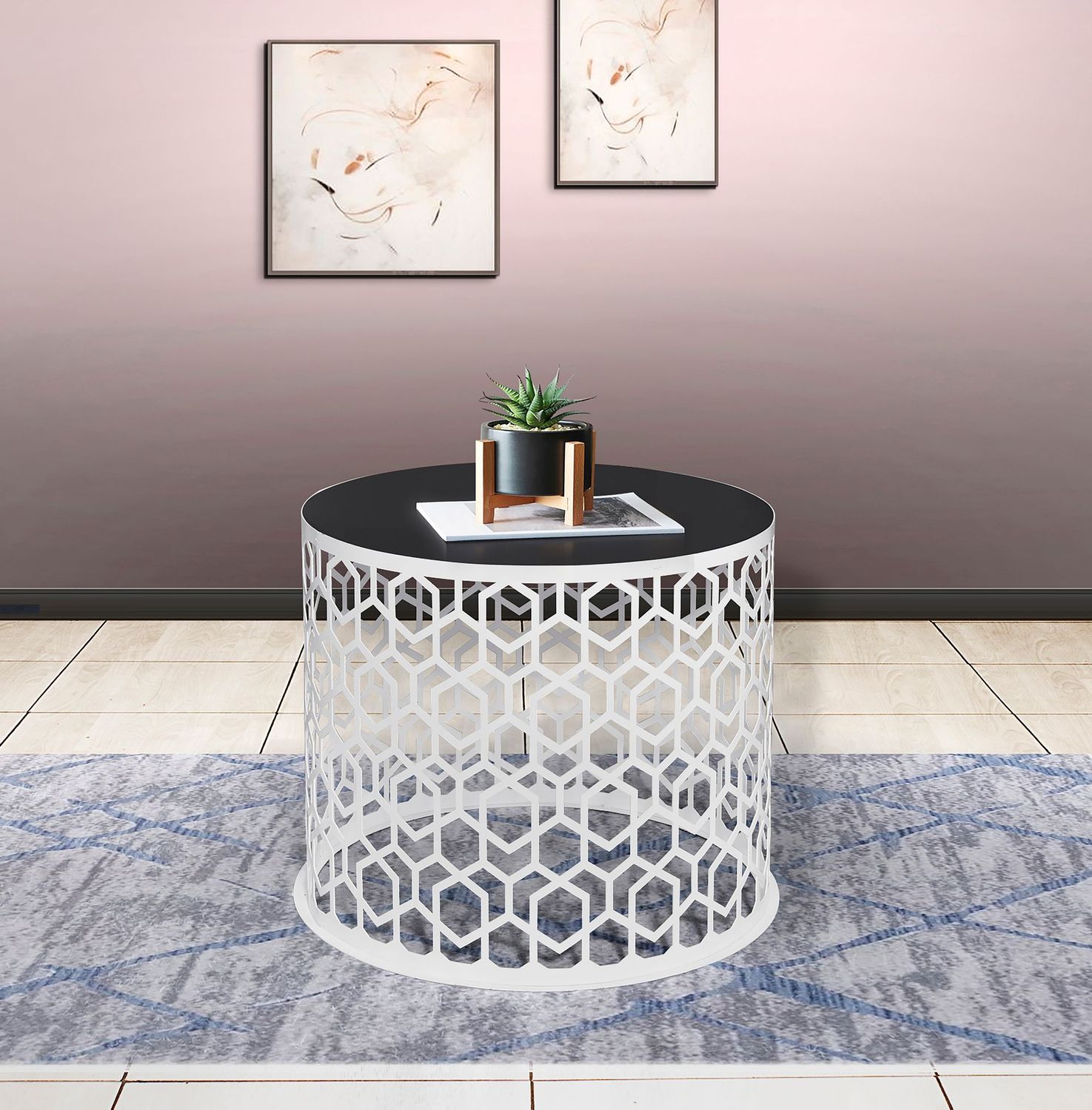 Ceasar coffee table white