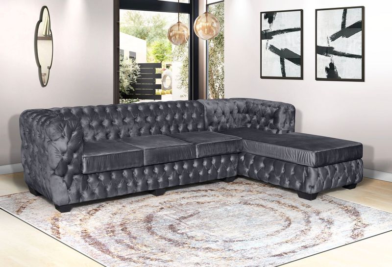 Chesterfield corner grey