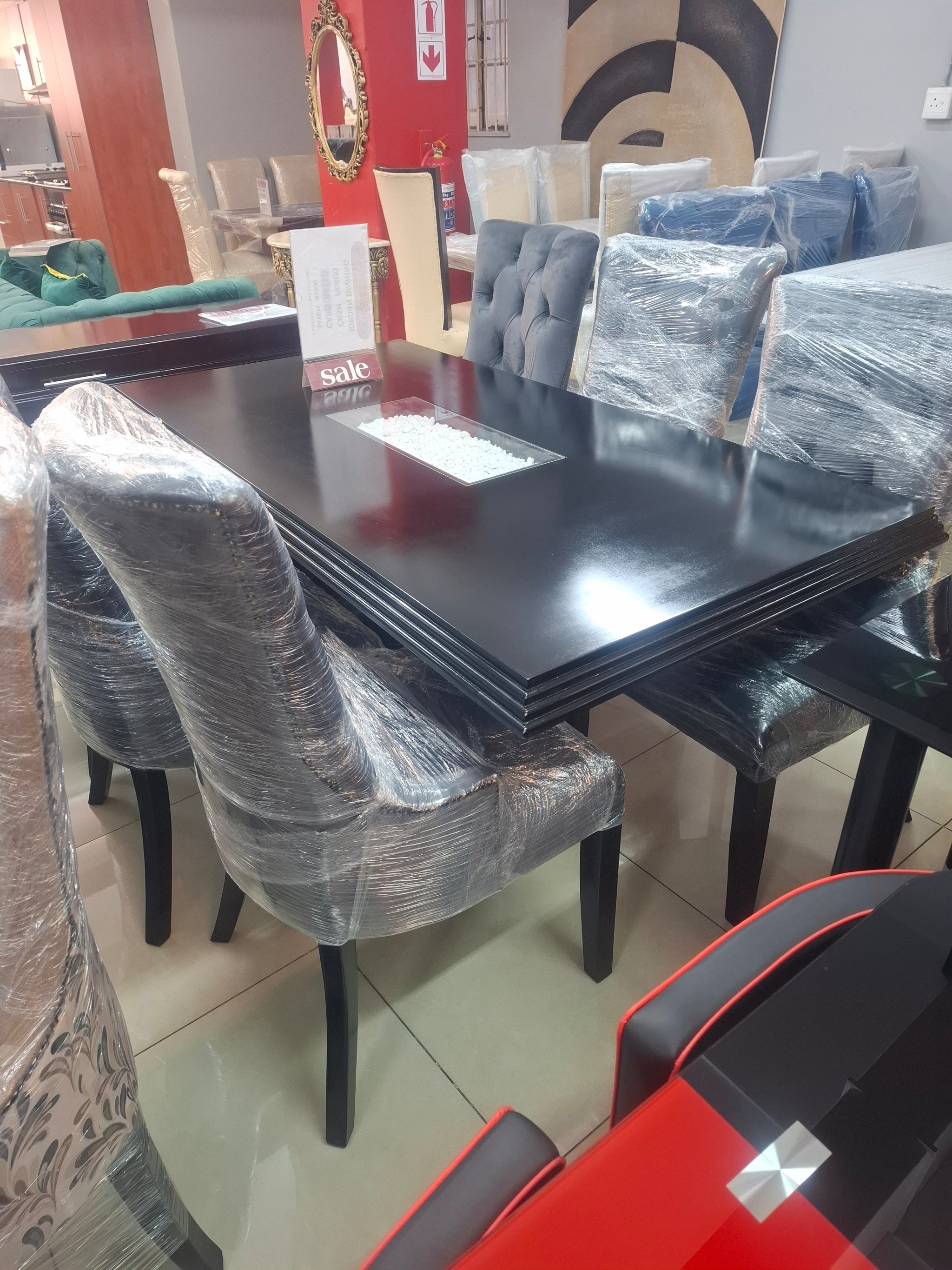 Jordan Dining Suite (grey chairs)