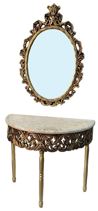 Halfmoon mirror