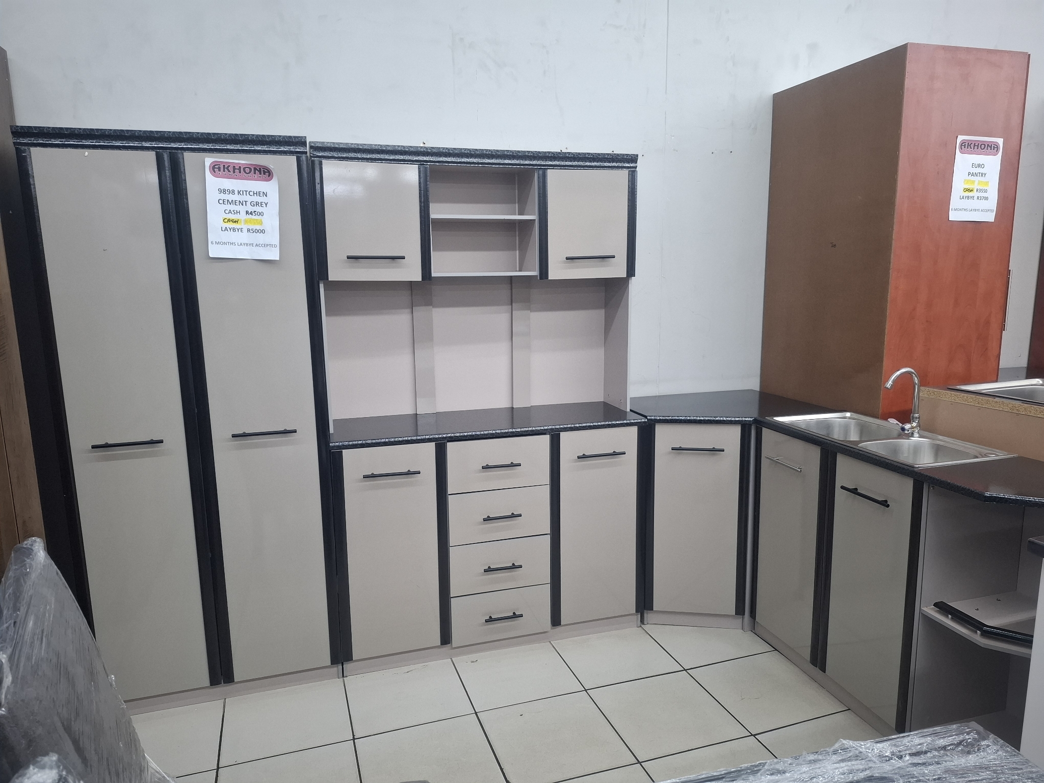 9898 Cerment Grey + sink