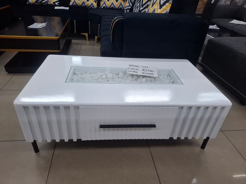 Royal coffee table white