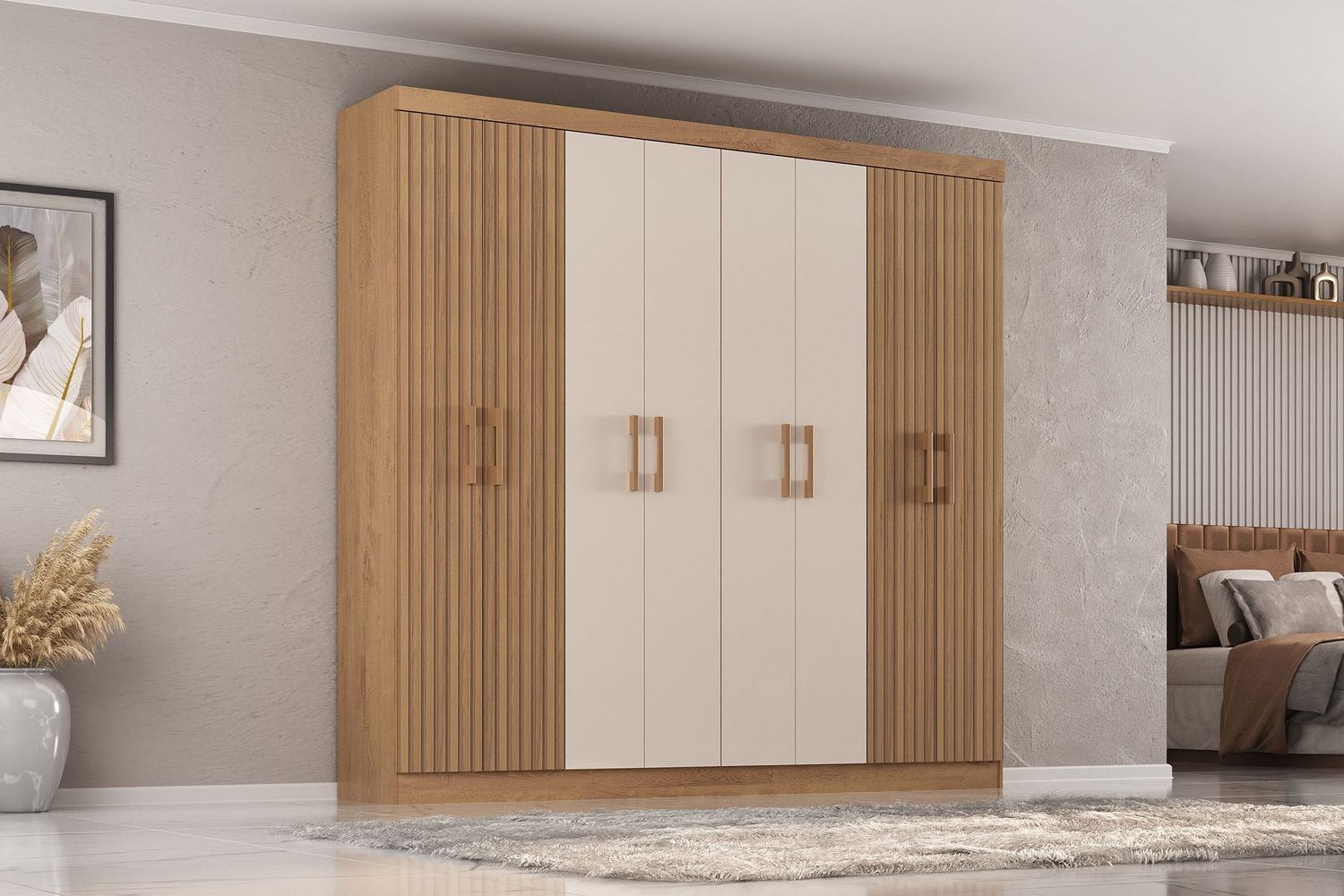 3390 Wardrobe 8 doors
