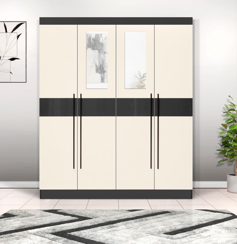 MF 761-4 door Robe pear + dark grey