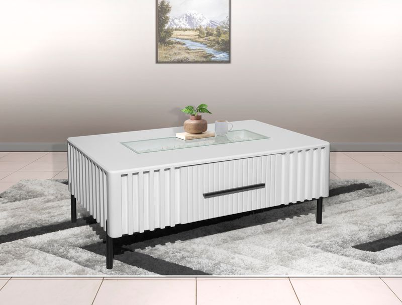 Royal coffee table white