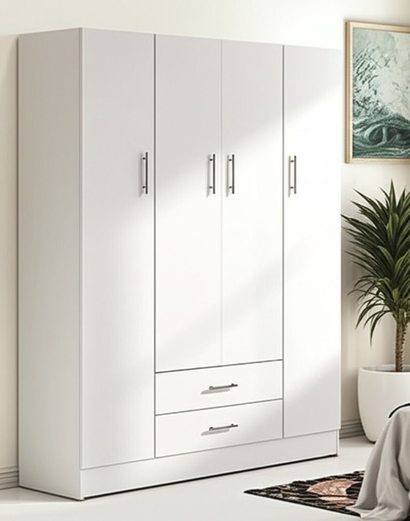 Deluxe 4 Door Wardrobe
