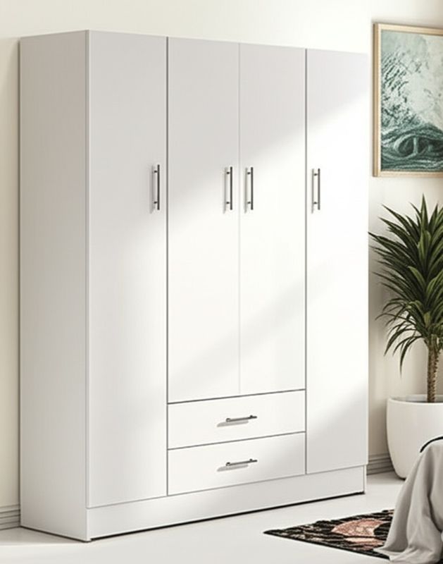 Deluxe 4 Door Wardrobe