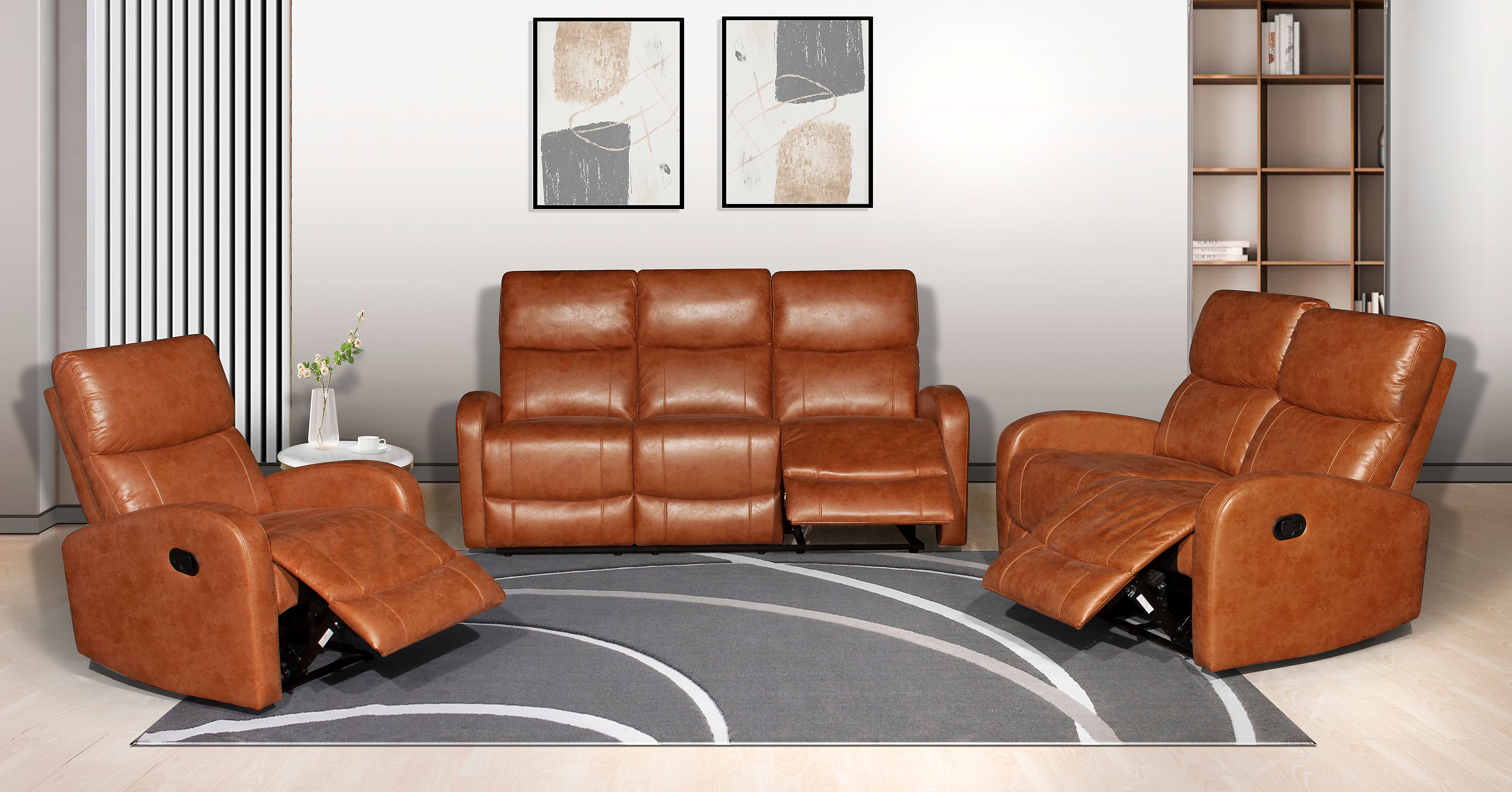 Las Vegas Recliner 3 pce  - 5 Action Recliner