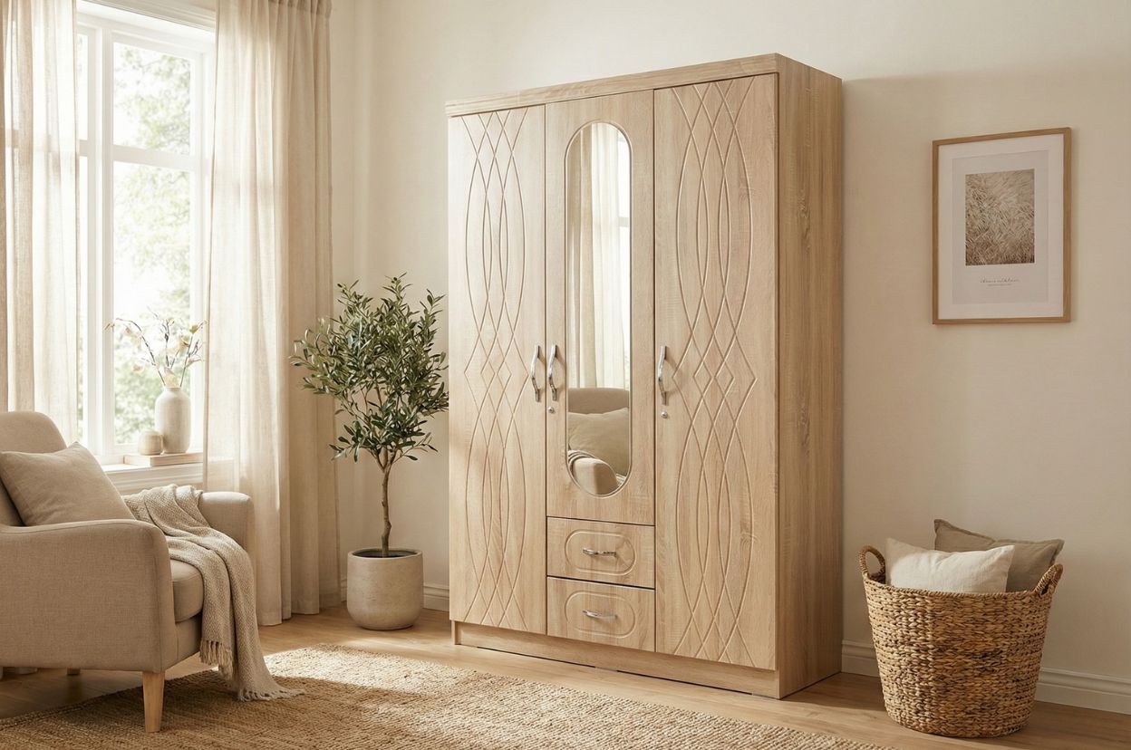 603 – 3 Door wardrobes