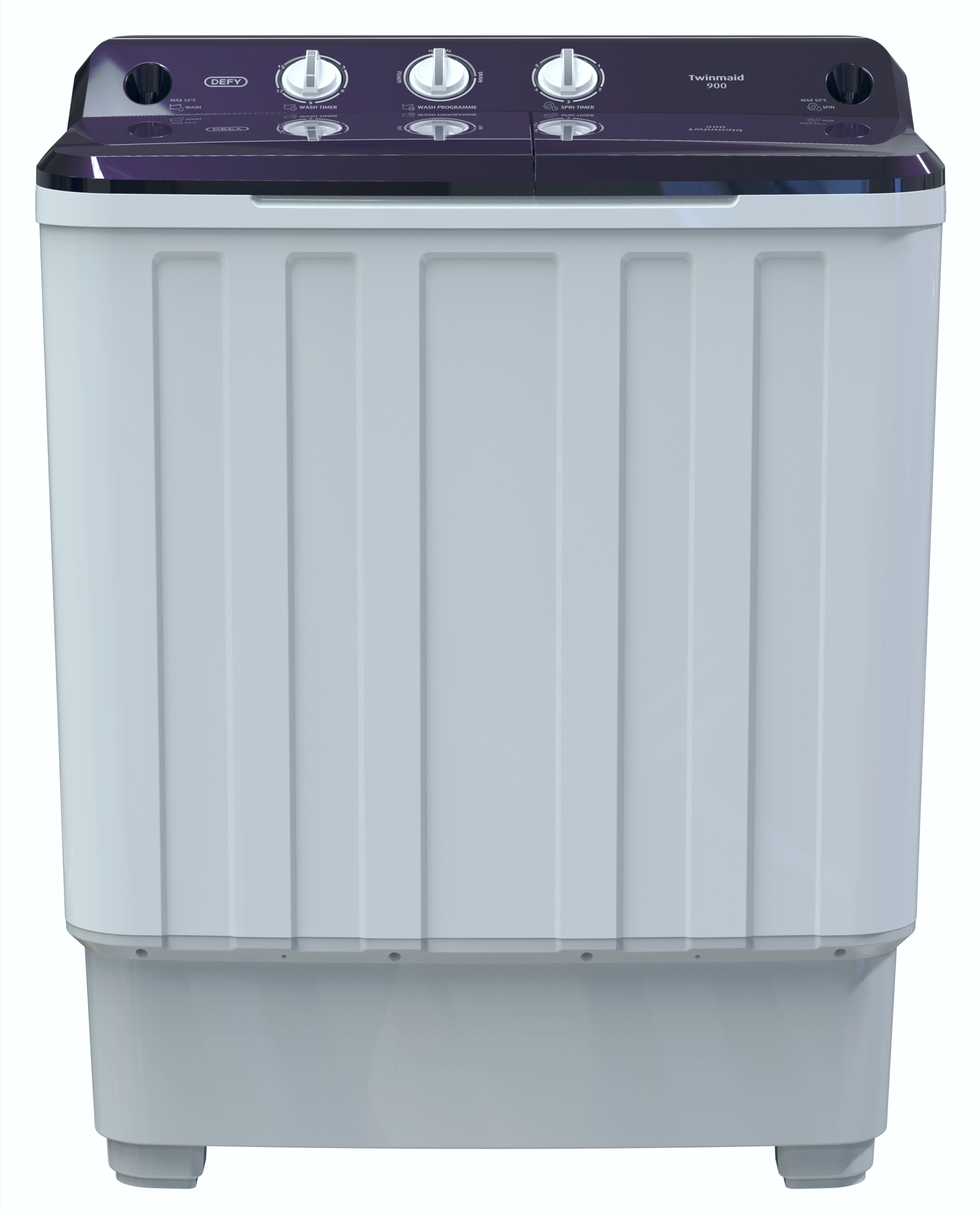 Defy dtt 169 8Kg Twin Tub Twin Washing Machine - White