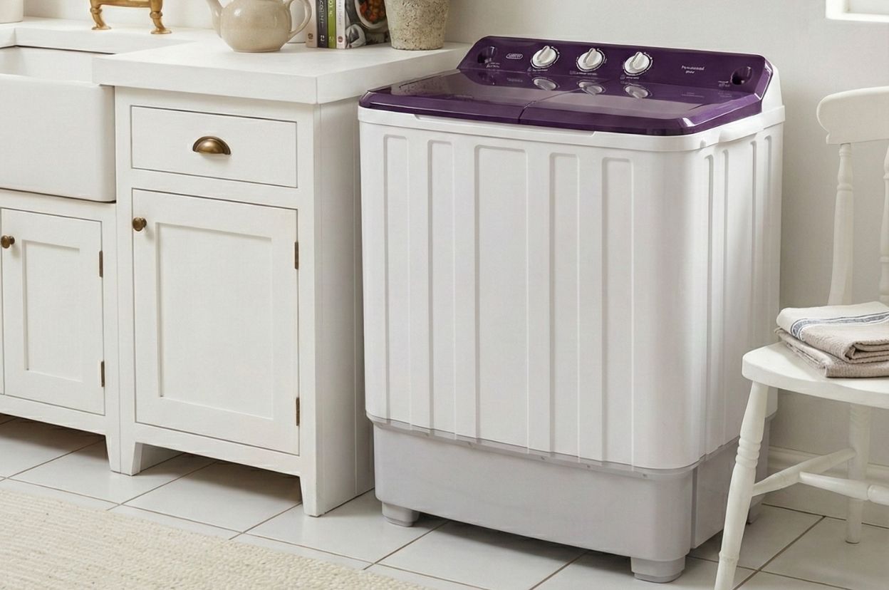 Defy dtt 169 9Kg Twin Tub Twin Washing Machine - White