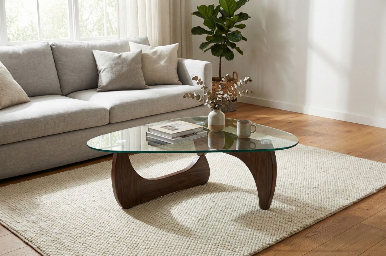 B203 Coffee table glass top (self assembly)