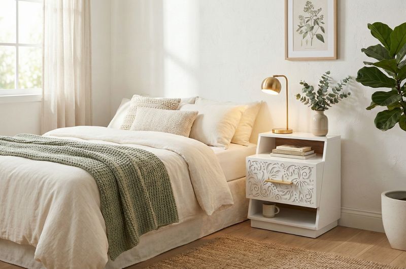 Madrid pedestals white