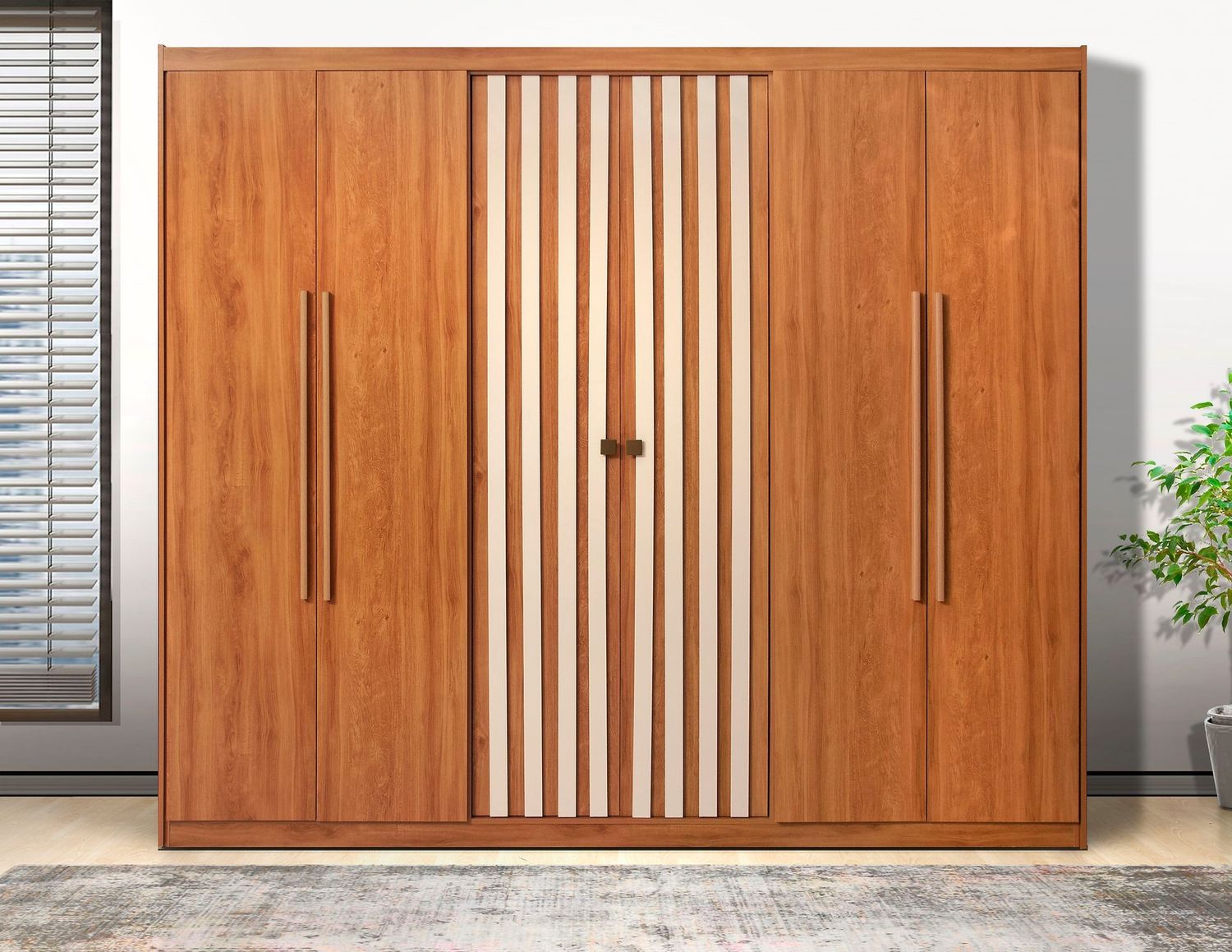 1171 - 6 Door Giant Wardrobe 1171 - 6 Door Giant Wardrobe