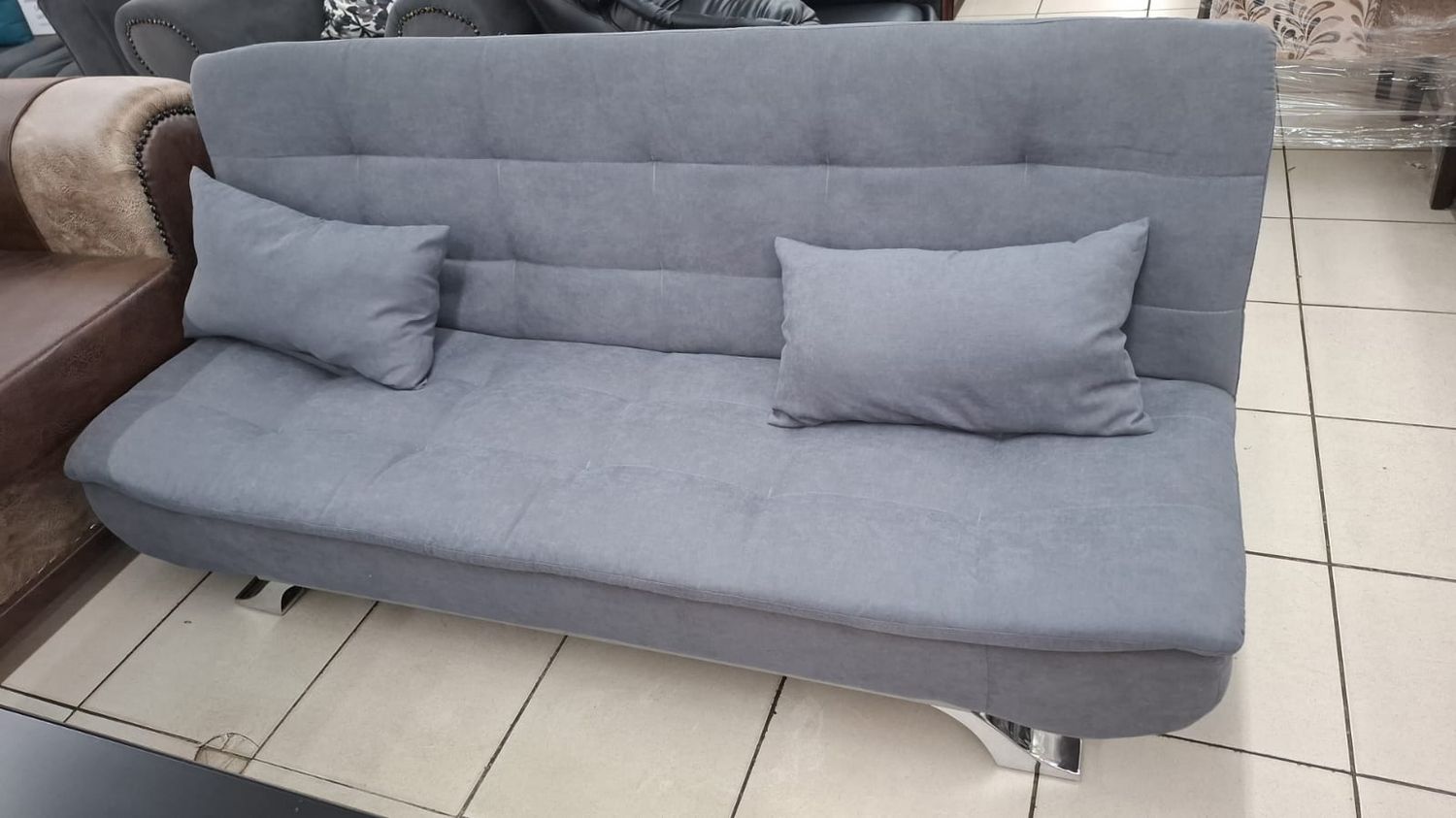 612 sleeper couch grey