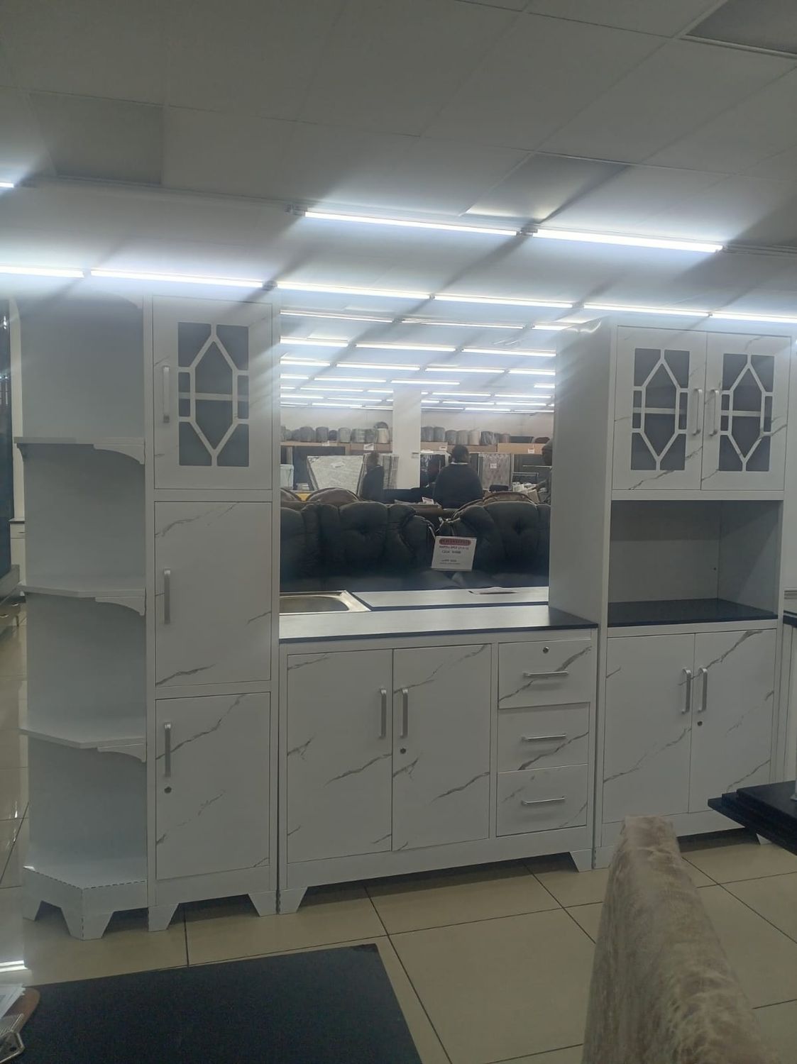 Mw 9898 steel kitchen 3pce