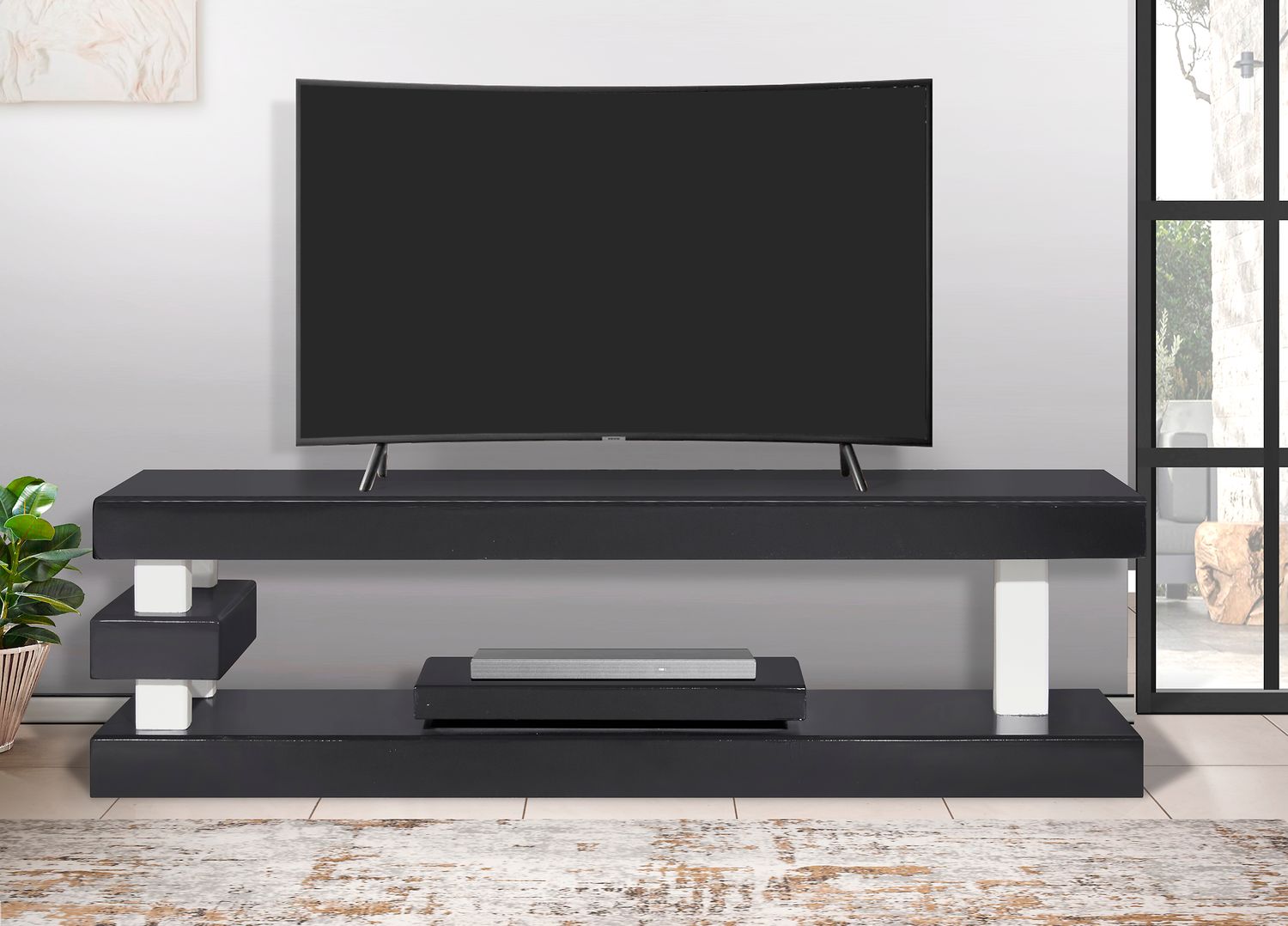 Enzo plasma stand grey
