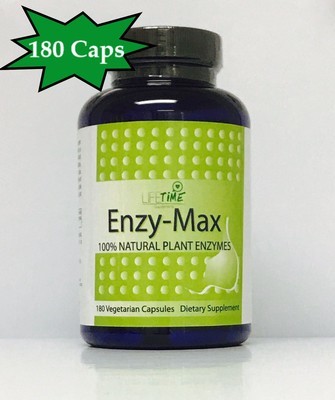 Enzymax - Natural plant enzymes 180 capsules (Backordered Until April 15th)