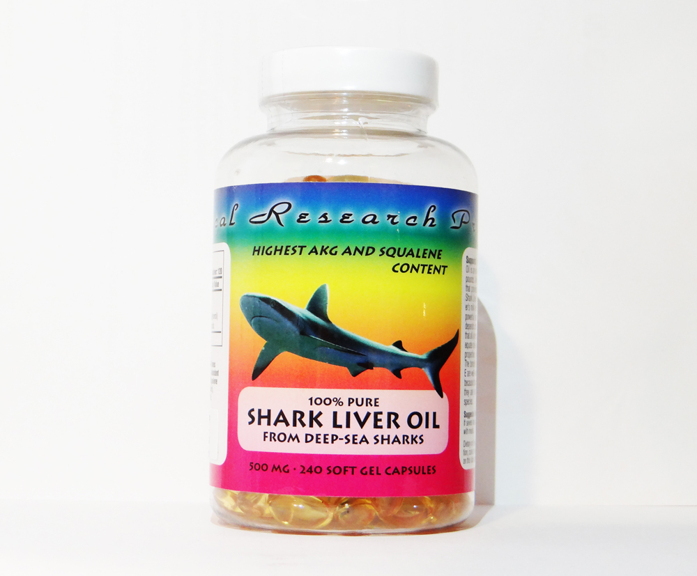 Shark Liver Oil - 240 Soft Gel Capsules