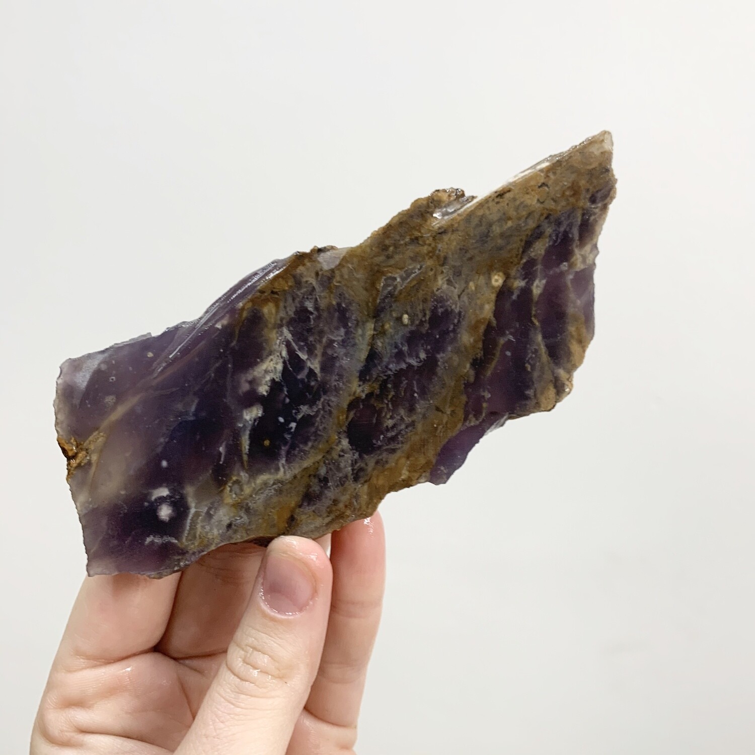 Purple Chalcedony Slab – 123 grams