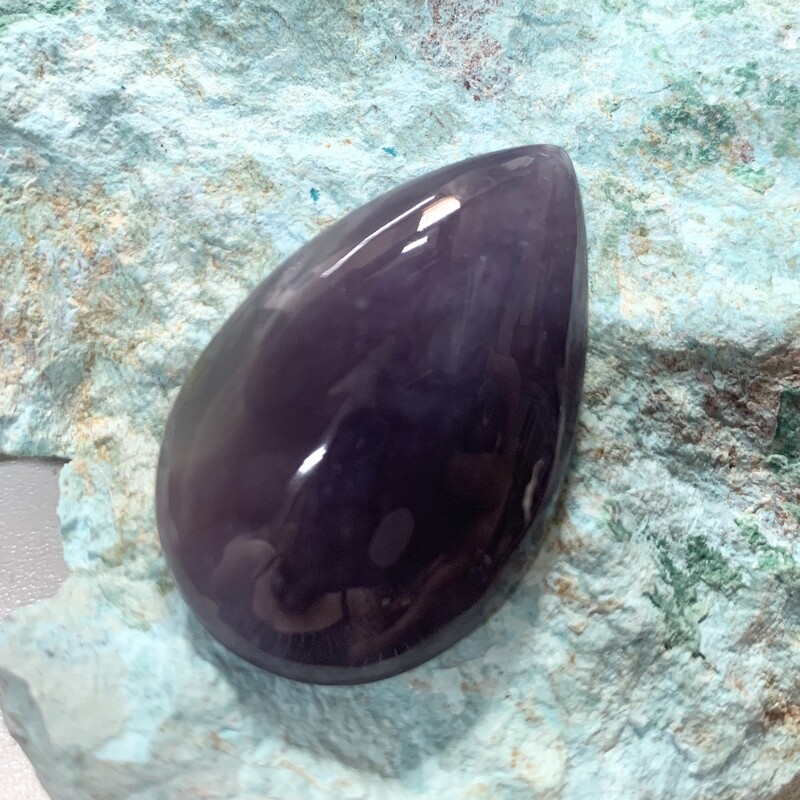 Purple Chalcedony Cabochon