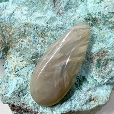 Tube Agate Cabochon