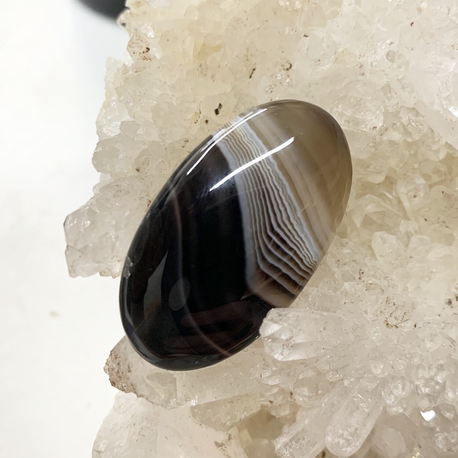 Botswana Banded Agate Cabochon