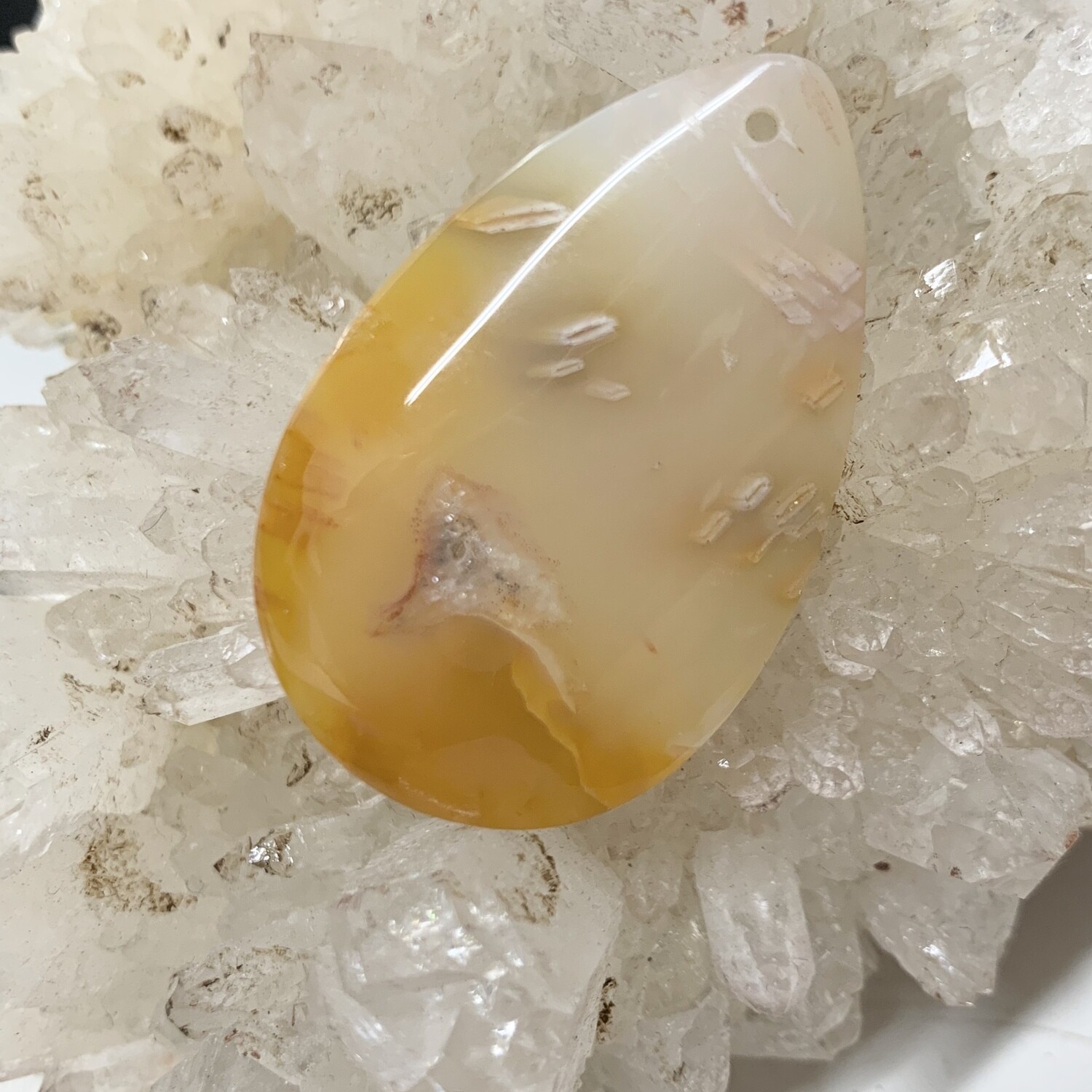 Tube Agate Cabochon