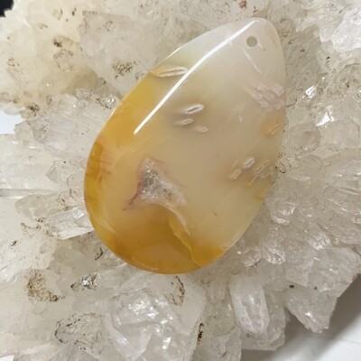 Tube Agate Cabochon
