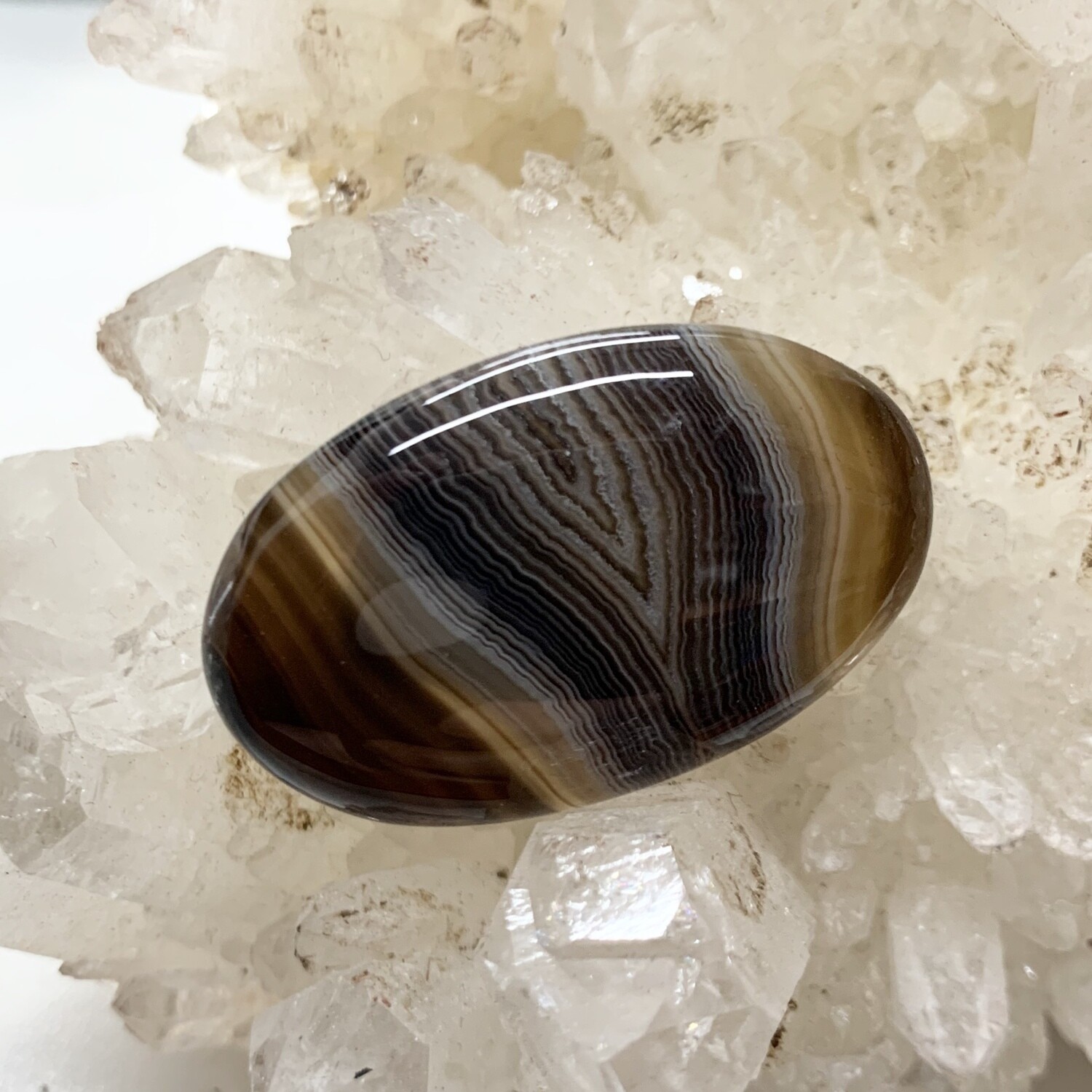 Botswana Banded Agate Cabochon