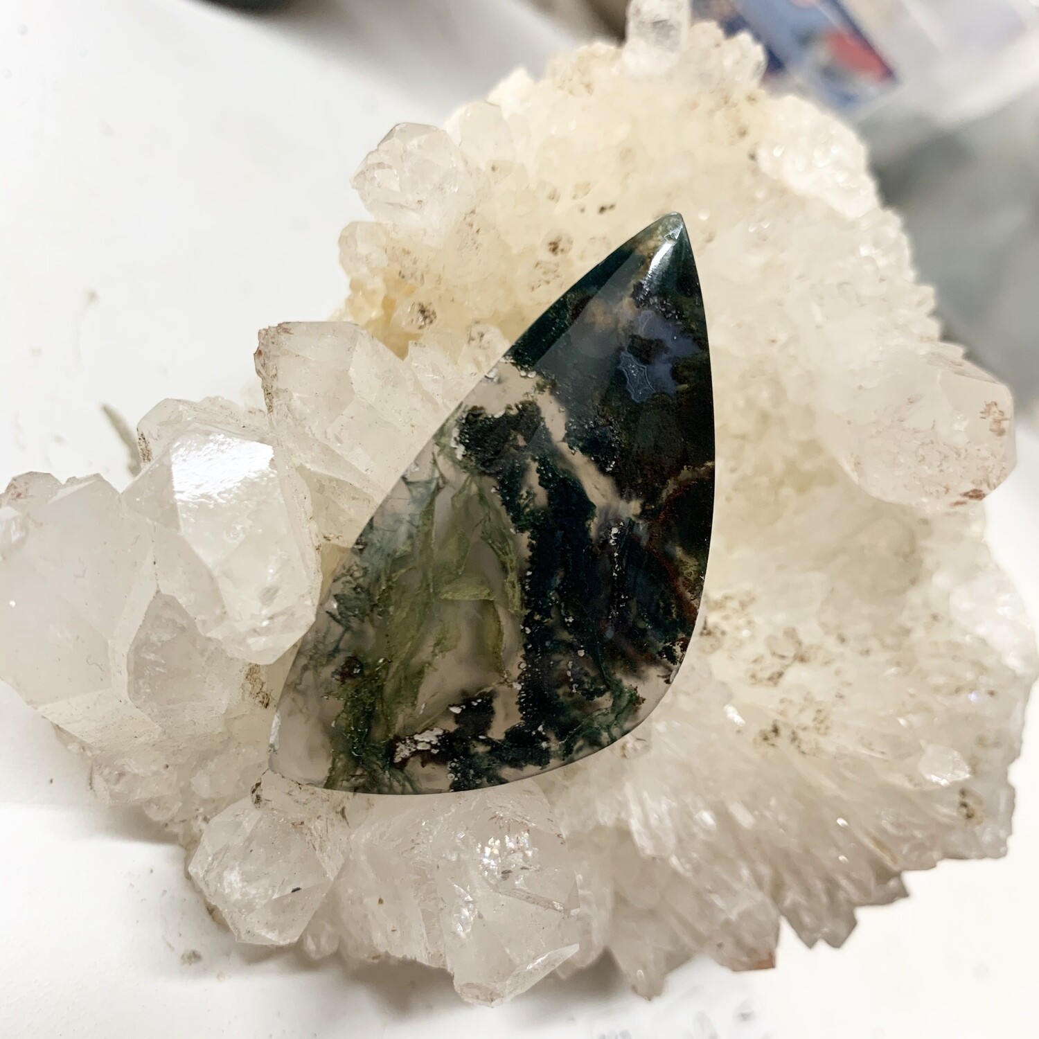 Moss Agate Cabochon