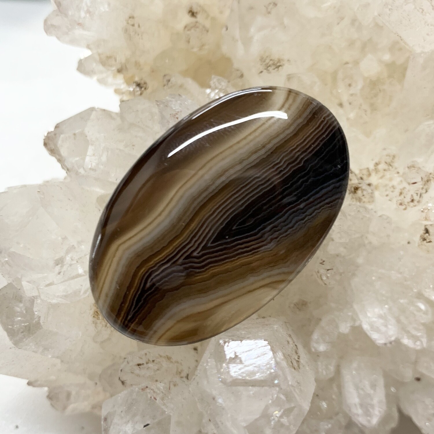 Botswana Banded Agate Cabochon