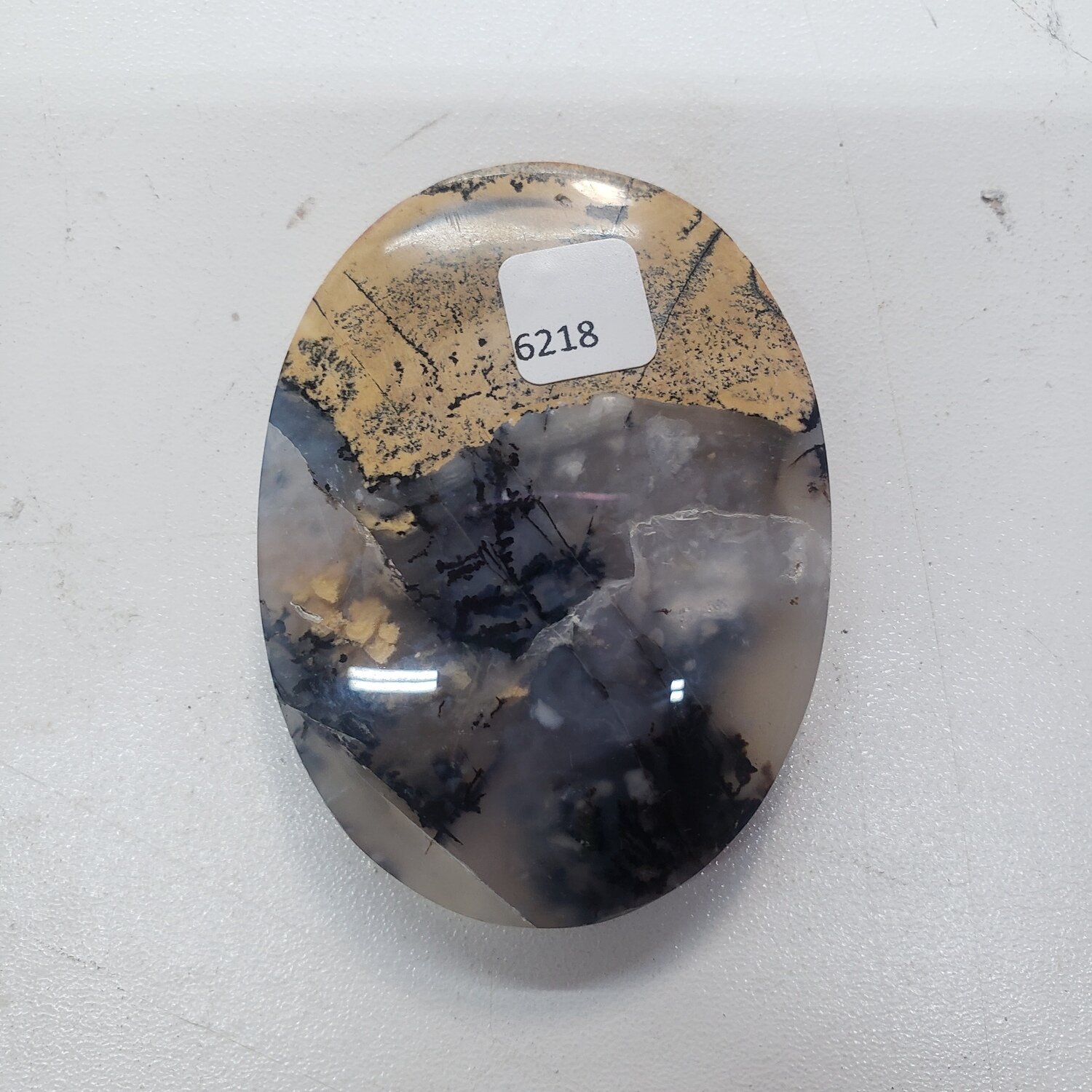 Indonesian Moss Agate Cabochon