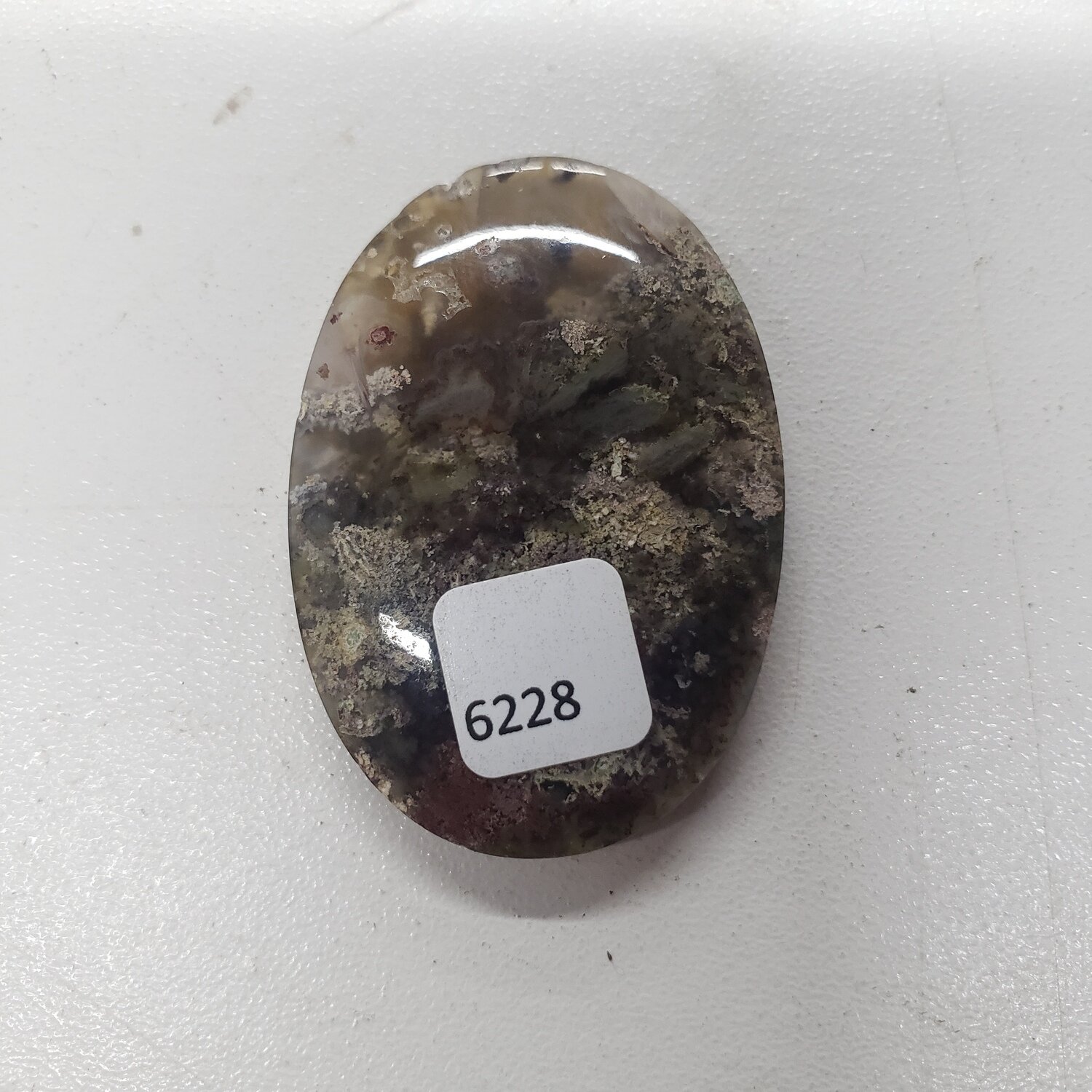 Indonesian Moss Agate Cabochon
