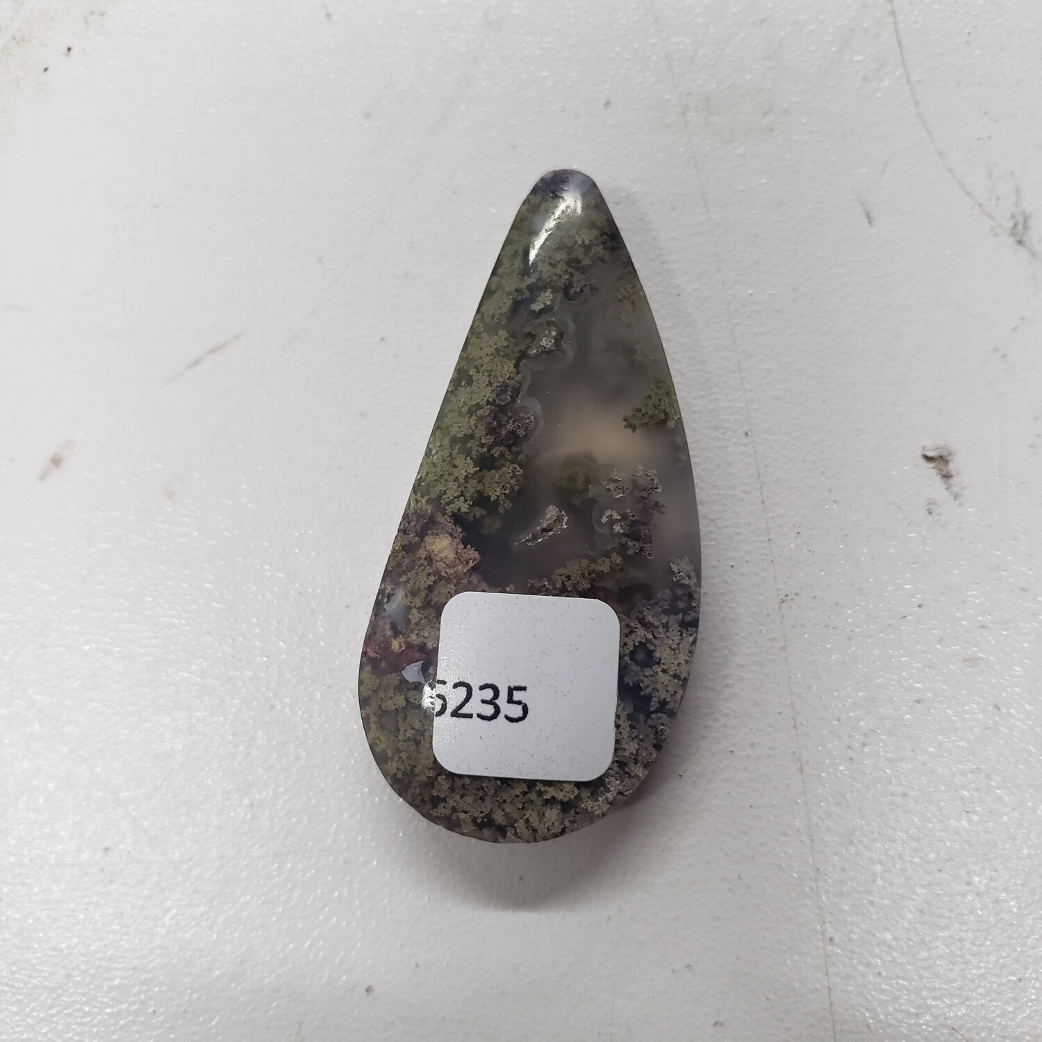 Indonesian Moss Agate Cabochon