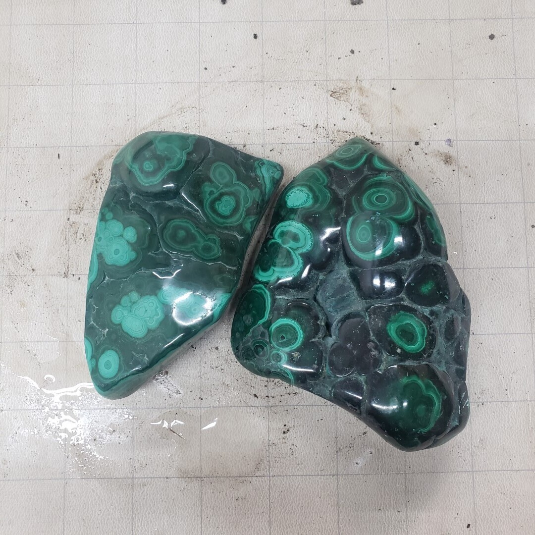 Polished Malachite