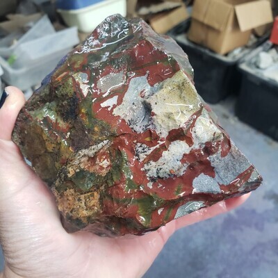 Red and Green Blanket Rhyolite Rough