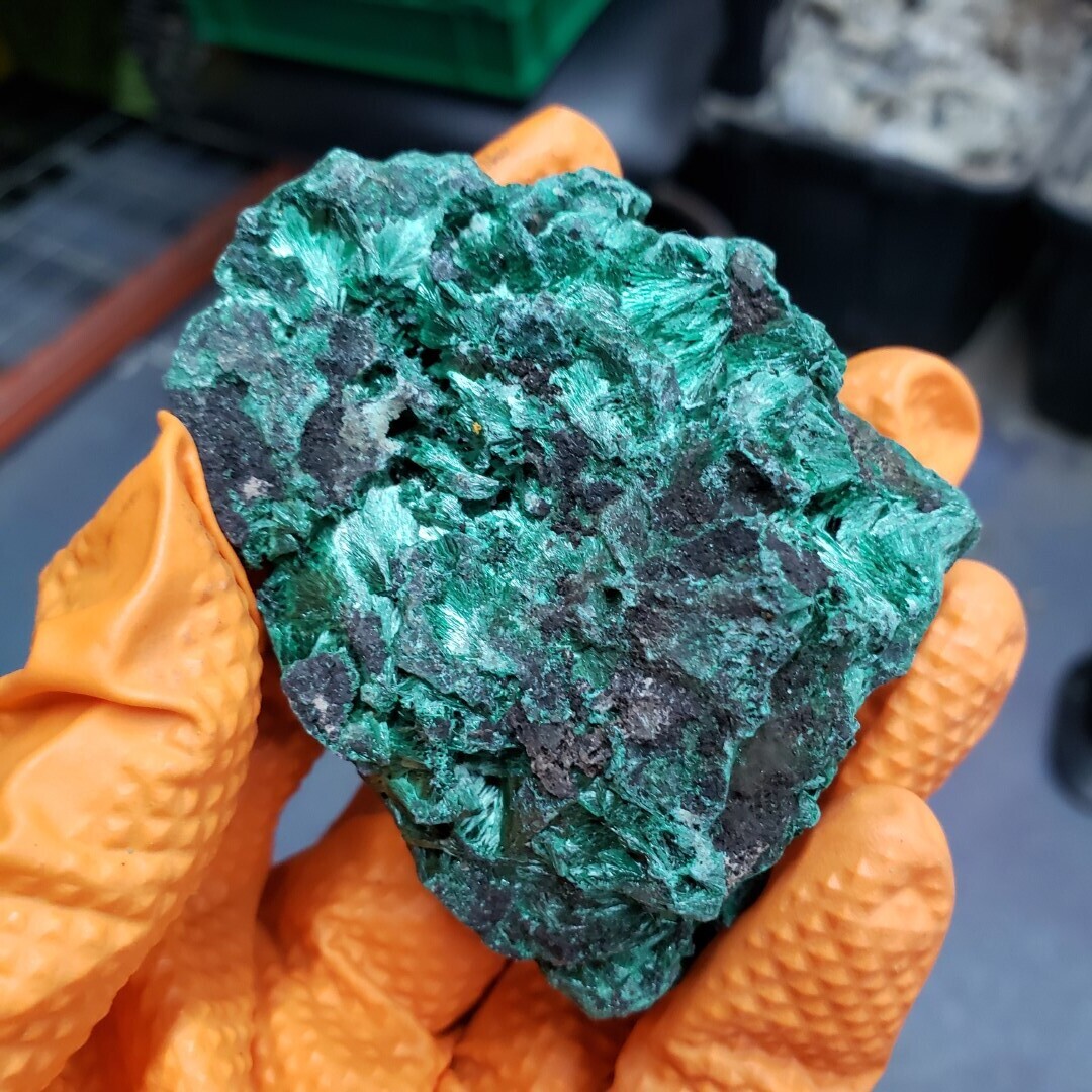 Silky Malachite Specimen