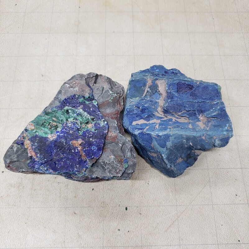 Azurite Plate Specimens