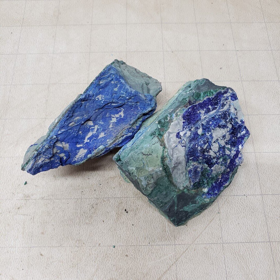 Azurite Plate Specimens