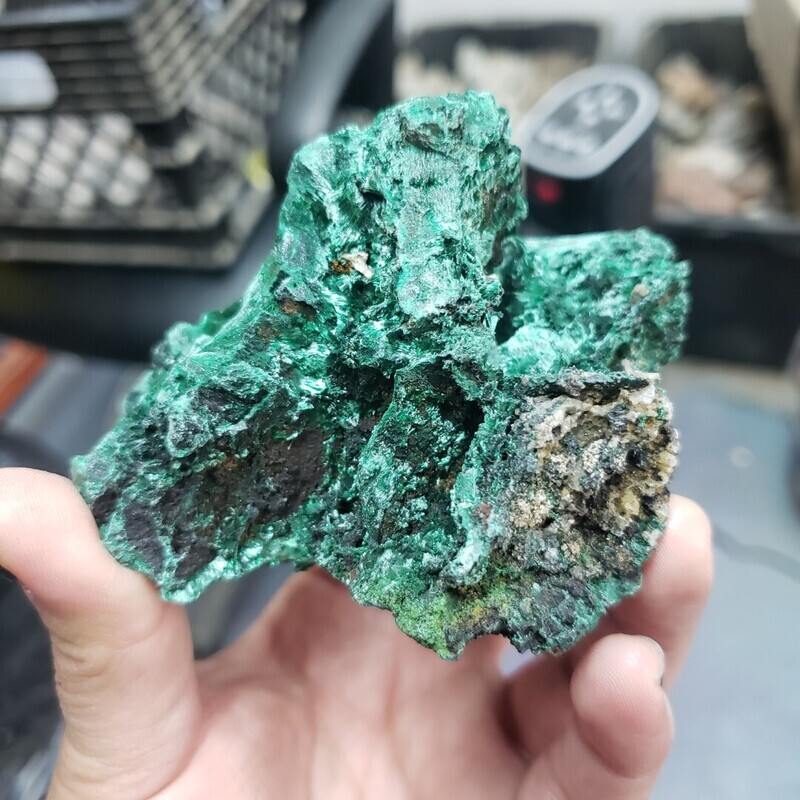 Silky Malachite Specimen