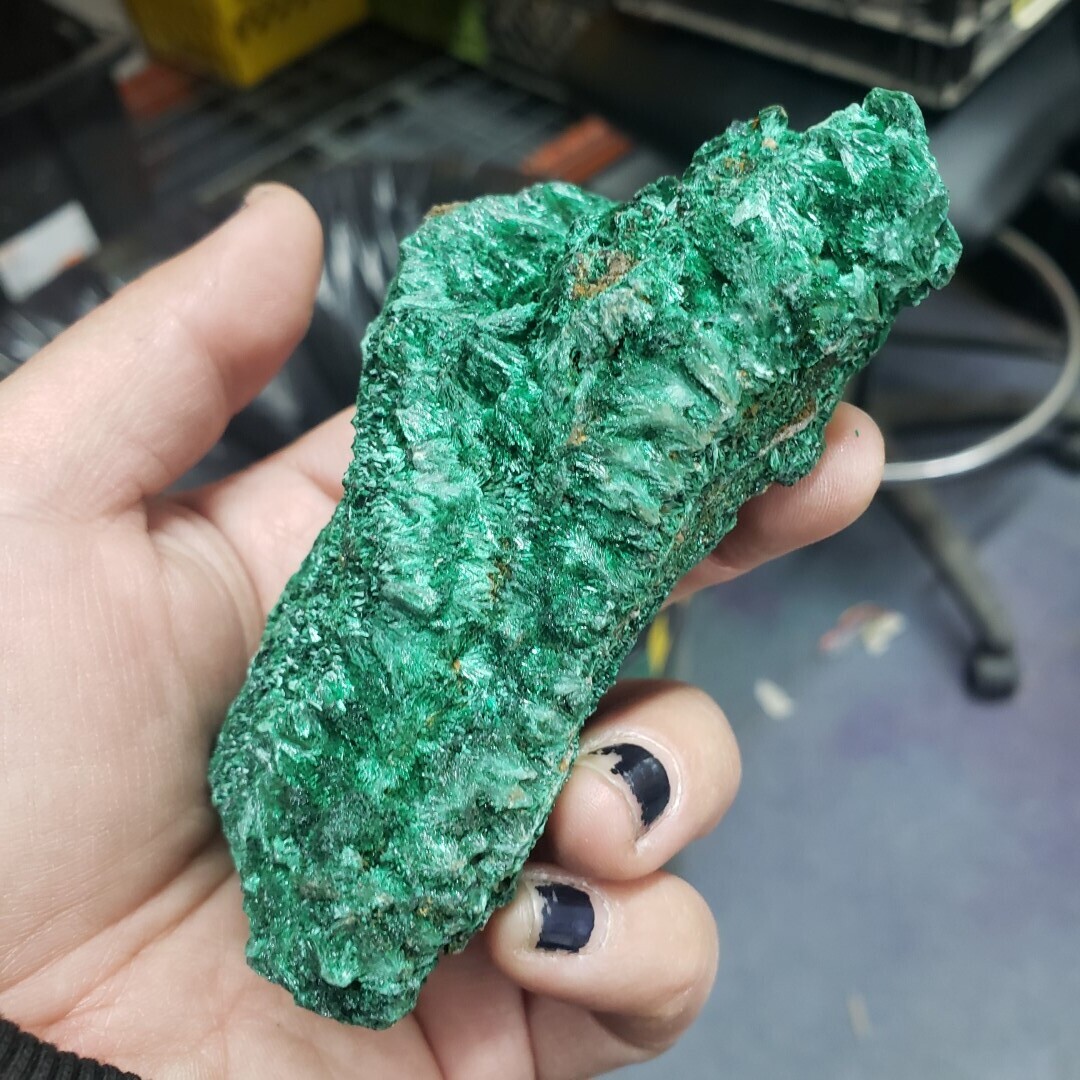 Silky Malachite Specimen