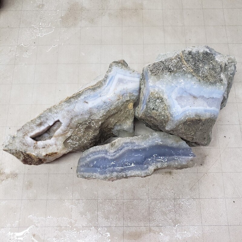 Malawi Blue Chalcedony Rough