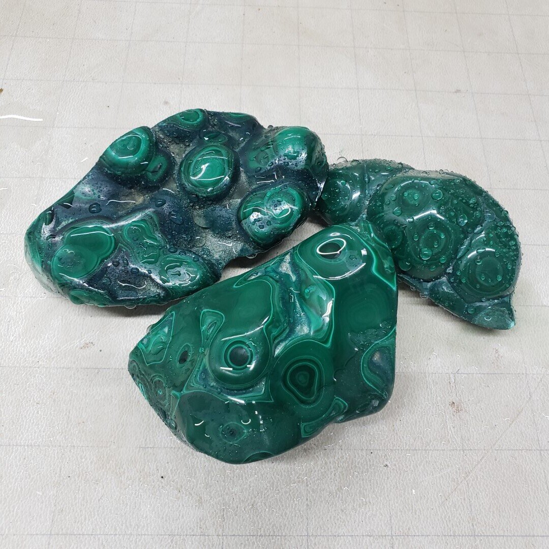 Polished Malachite
